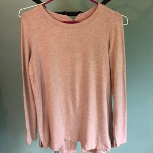 LOFT Lou & Grey Zipper back sweater